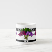 Art Deco Trauben (6oz. Tasse des Ausdrucks) (Vorderseite)