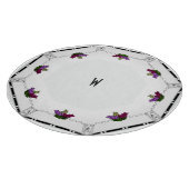 Art Deco Trauben (Personalisiert) Charcuterie Schneidebrett (Ecke)