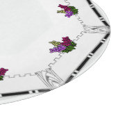 Art Deco Trauben (Personalisiert) Charcuterie Schneidebrett (Ecke)
