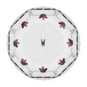 Art Deco Trauben (Personalisiert) Charcuterie Schneidebrett (Vorderseite)