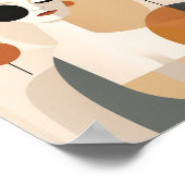 Art Deco Träume: Moderne Retro-Chic Poster (Ecke)