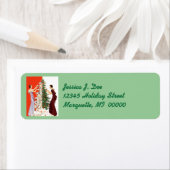 Art Deco Tree Trimmen Dekorieren Weihnachtsmarken (Insitu)