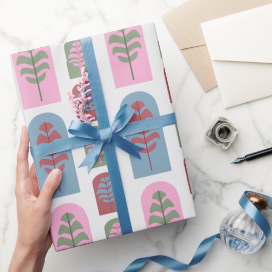 Art Deco Trees Geschenkpapier (Schenken)