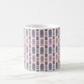 Art Deco Trees Kaffeetasse (Mittel)