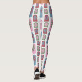 Art Deco Trees Leggings (Rückseite)
