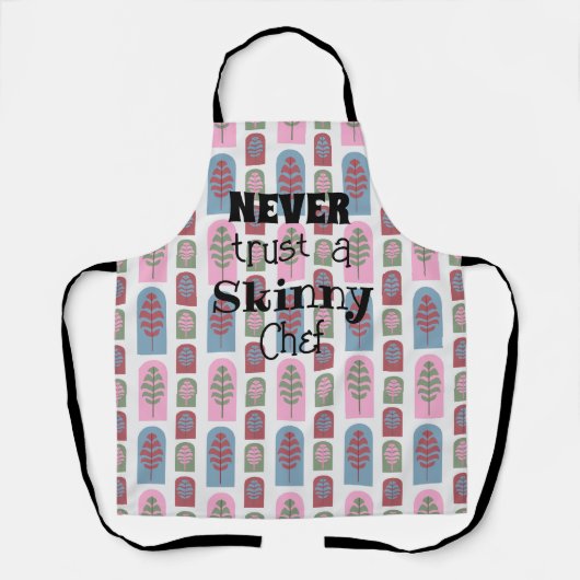 Art Deco Trees Schürze (Vorderseite)