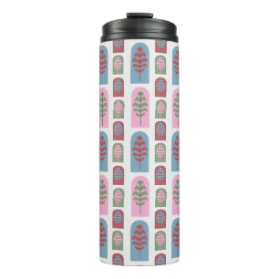 Art Deco Trees Thermosbecher