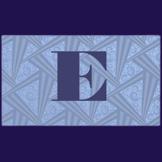 Art Deco Triangle Visitenkarte