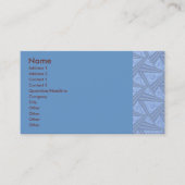 Art Deco Triangle Visitenkarte (Vorderseite)