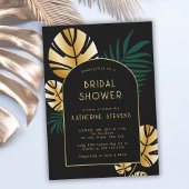 Art Deco Tropical Jungle Boho Frame Brautparty Einladung