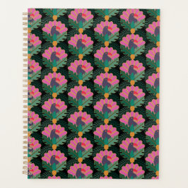 Art Deco Tropical Toucans & Pineapes Planer