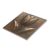 Art Deco Tulip Kupferstein Effekt Fliese (Seite)