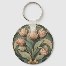 Art Deco Tulpen Schlüsselanhänger