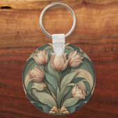 Art Deco Tulpen Schlüsselanhänger (Vorderseite)
