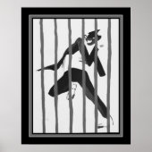 Art Deco "Tumulte Noir Jazz" ca. 1927 Poster (Vorne)