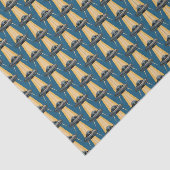 Art Deco UFO Tissue Paper Seidenpapier (Ausschnitt)