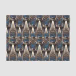 Art Deco UFO Tissue Paper Seidenpapier