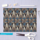 Art Deco UFO Tissue Paper Seidenpapier (Handwerk)
