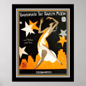 Art Deco "Under the Harlem Moon" Poster (Vorne)