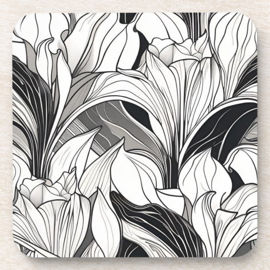 Art Deco Untersetzer Set (Vorderseite)