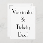 Art Deco Vaccine and Tickety Boo Postcard Postkarte (Vorne/Hinten)