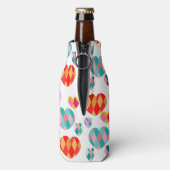 Art Deco Valentine Flaschenkühler (Flasche Rückseite)