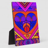 Art Deco Valentine Fotoplatte (Seite)