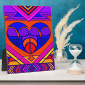 Art Deco Valentine Fotoplatte (Seite)