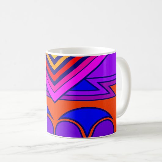 Art Deco Valentine Kaffeetasse (VorderseiteRechts)