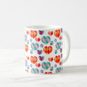 Art Deco Valentine Kaffeetasse (VorderseiteRechts)
