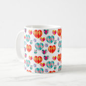 Art Deco Valentine Kaffeetasse (Vorderseite Links)