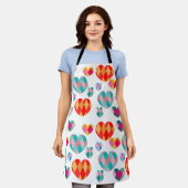 Art Deco Valentine Schürze (Getragen)