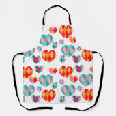 Art Deco Valentine Schürze (Vorderseite)