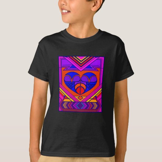 Art Deco Valentine T-Shirt (Vorderseite)