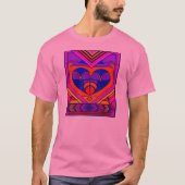 Art Deco Valentine T-Shirt (Vorderseite)