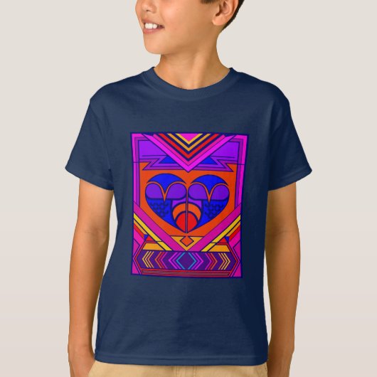 Art Deco Valentine T-Shirt (Vorderseite)