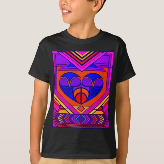 Art Deco Valentine T-Shirt (Vorderseite)