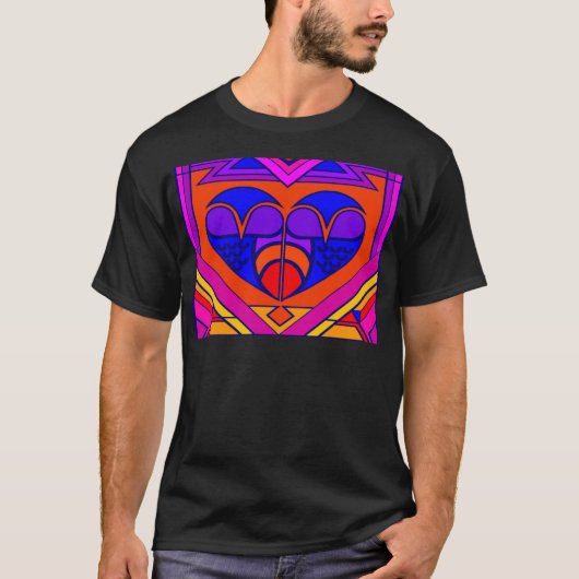 Art Deco Valentine T-Shirt (Vorderseite)