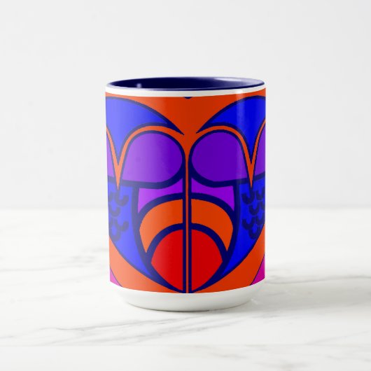 Art Deco Valentine Tasse (Zentrum)