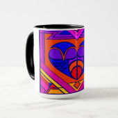 Art Deco Valentine Tasse (Vorderseite Links)