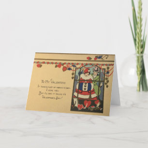 Art Deco Valentine's Day Card Feiertagskarte