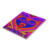 Art Deco Valentinsherz Fliese (Seite)