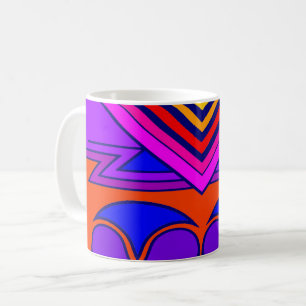 Art Deco Valentinsherz Kaffeetasse