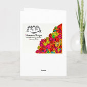 Art Deco Valentinstag Card Feiertagskarte (Rückseite)