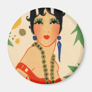 Art Deco Vamp, Flapper der 20er Jahre Magnet