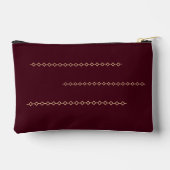 Art Deco Vase with Golden Flowers Zubehörtasche (Rückseite)