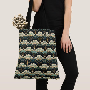 Art Deco Ventilator-Muster-Tasche Tasche