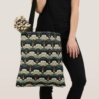 Art Deco Ventilator-Muster-Tasche Tasche