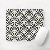 Art Deco Ventilatoren benutzerdefiniertes Muster Mousepad (Mit Mouse)