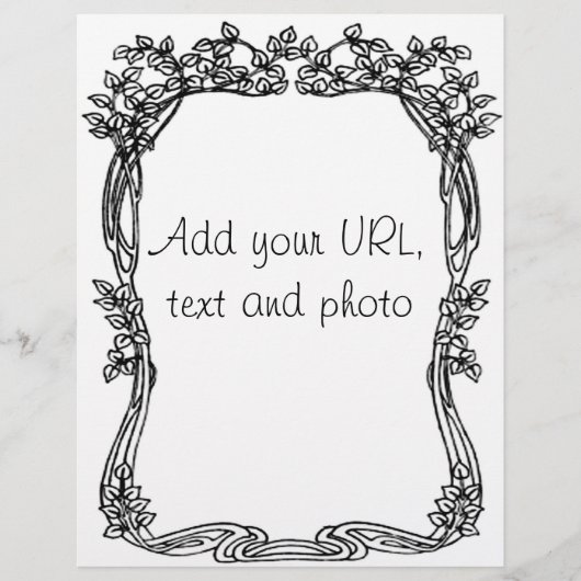 Art Deco Verlasse Flyer (Vorne)